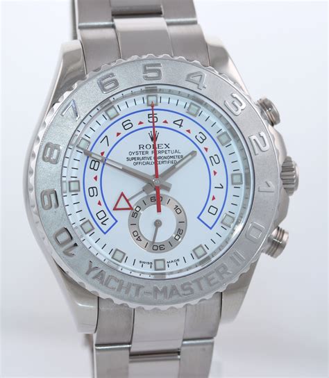 rolex white gold yacht master 2|rolex yacht master ii price.